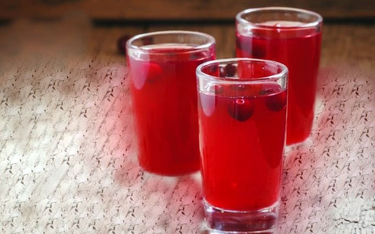 Cranberry Frozen Vodka Punch