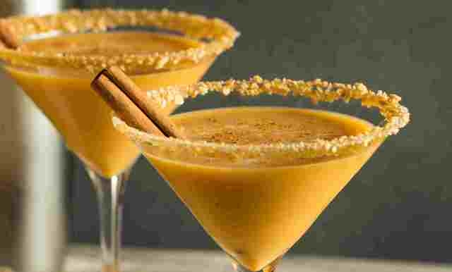 Pumpkin Vodka Martini