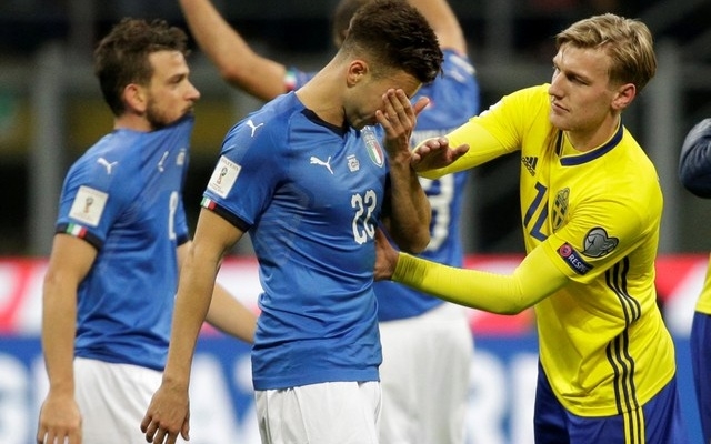  Italy fail to reach World Cup for first time in 60 years 