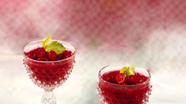 Cranberry Gelatin Mold
