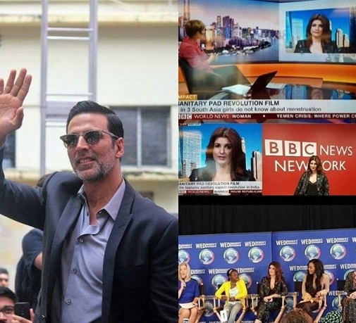 ​Not Batman, Superman or Spiderman, but real life hero 'PADMAN' AKA Akshay Kumar is set to take the Globe by storm!