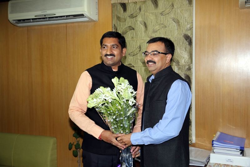 Newly Appointed Commissioner Public Relations P. Narhari takes Charge