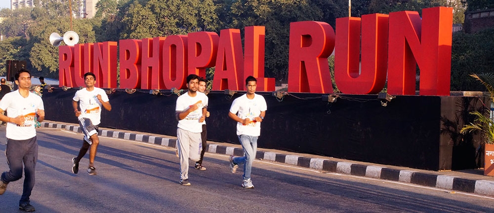Run Bhopal run go by via Manav Sangrhalaya