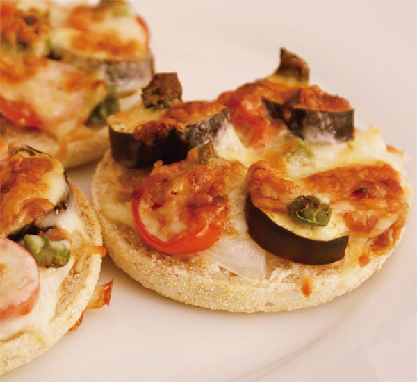 Individual Mini Pizzas with Miso
