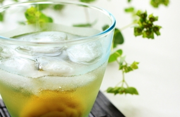 Umeshu and Gin Orange Cocktail