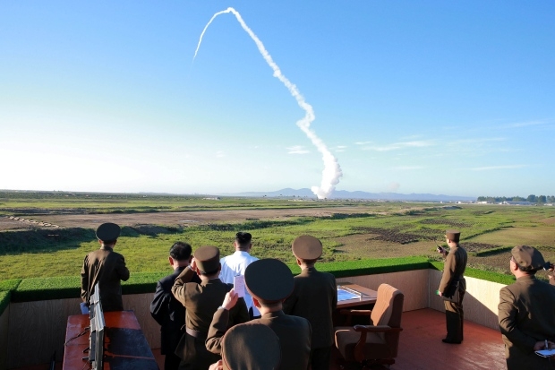  N.Korea fires ballistic missile into Japanese waters (Lead) 