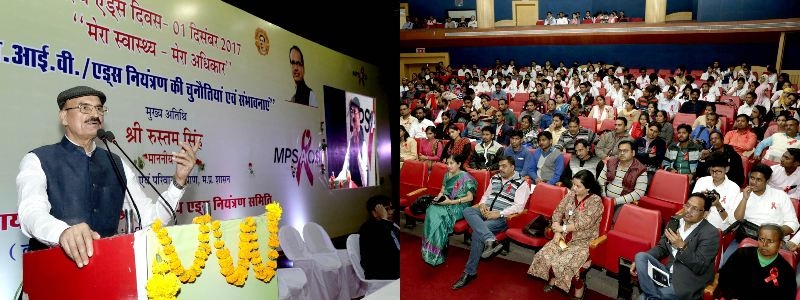 Make MP a Zero AIDS state – Health Minister Rustum Singh