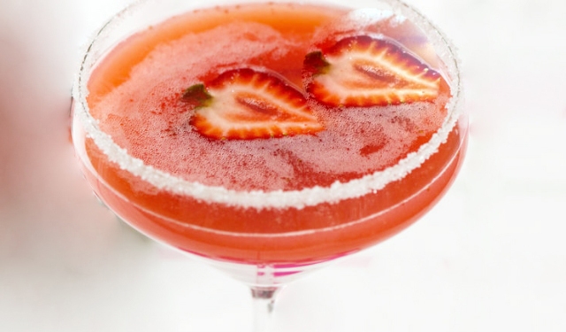 Strawberry Vodka Cosmopolitan