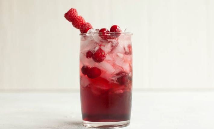 Raspberry Cran Rum Beret