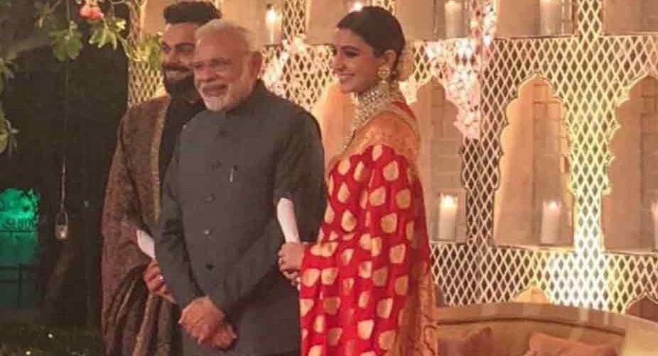  Modi, Jaitley attend Virat-Anushka s reception in Delhi 