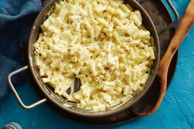 Stovetop American-style mac and cheese
