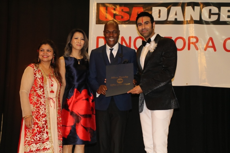 Sandip Soparrkar awarded for "Dance for a Cause" in United States of America