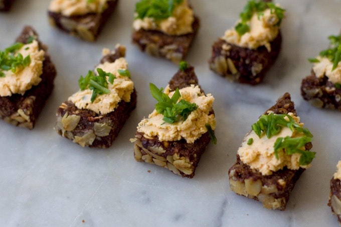 Liptauer Cheese Crostini 