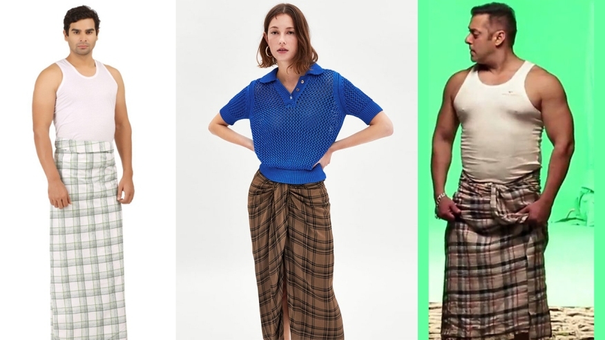  “Lungi” only for Rs. 6200! Made UK fashion brand ZARA mocked in social media!  