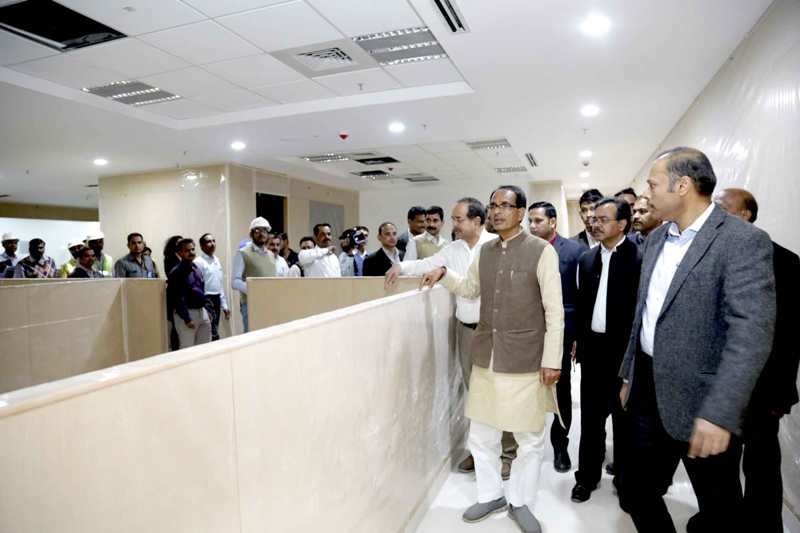 CM Chouhan Inspects Mantralaya Extension’s Construction Work