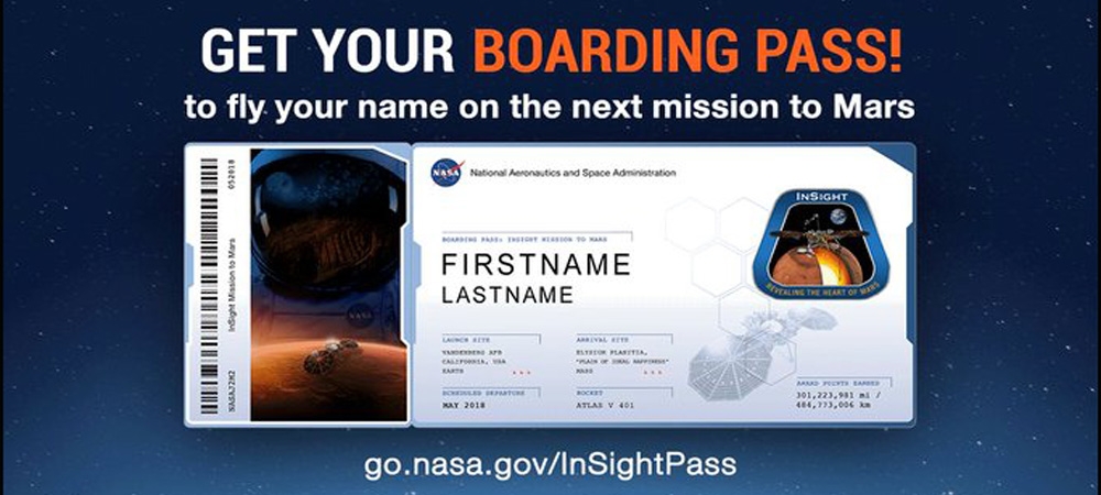 Hurry up! Register yourself for next opportunity to fly on NASA's Mission to Mars!