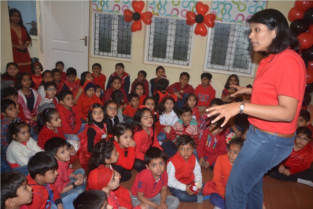 “With love you can do wonders” theme Valentine and storytelling celebration for kids held at “Stories & Beyond”