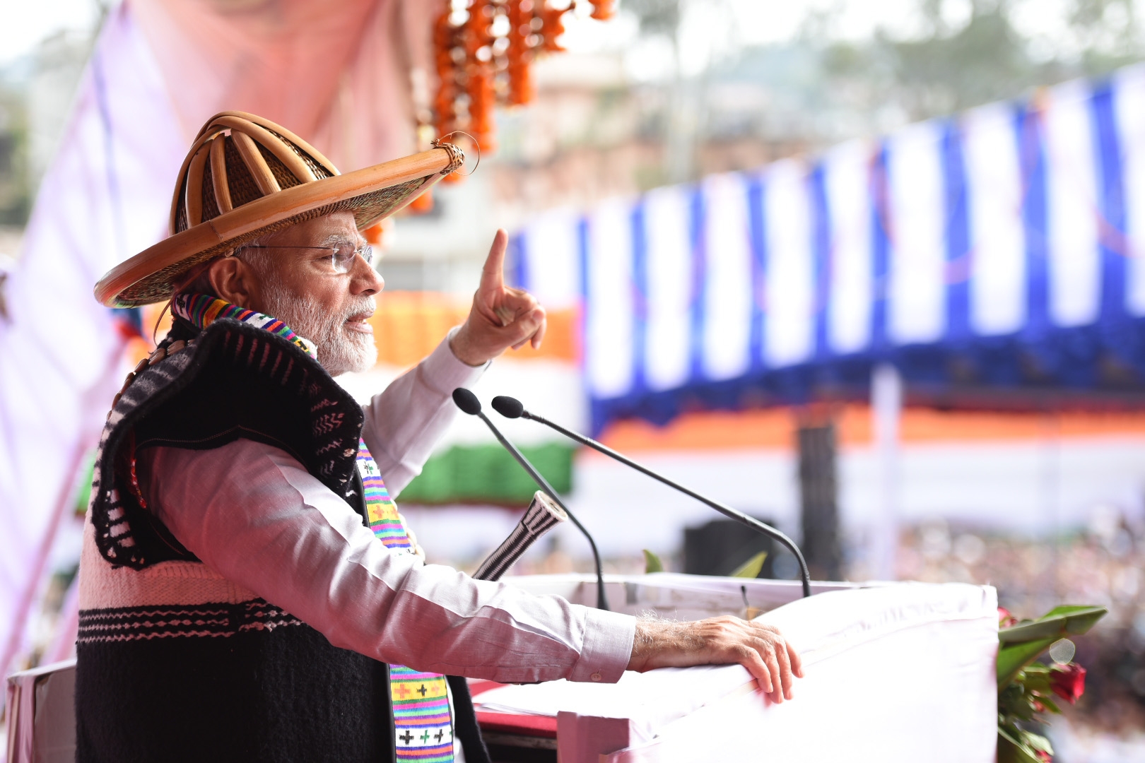 PM visits Arunachal Pradesh, inaugurates Convention Centre in Itanagar.