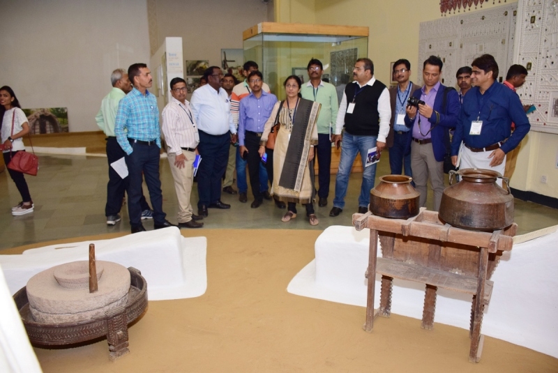 Director and officers of 18 States of Tribal Research Institute of India visited Indira Gandhi Rashtriya Manav Sangrahalaya