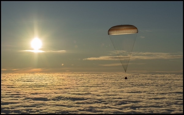 Expedition54 close. The Three Men After Spending 168 Days in ISS Returned to Planet Earth. 