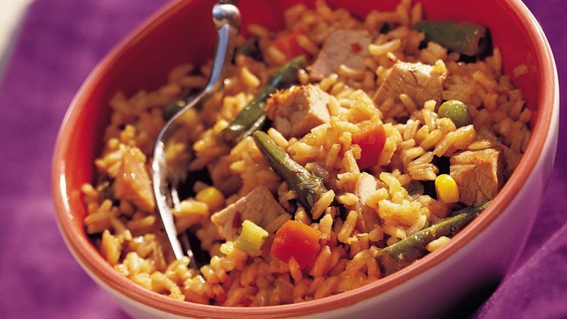 Easy Pork Fried Rice 
