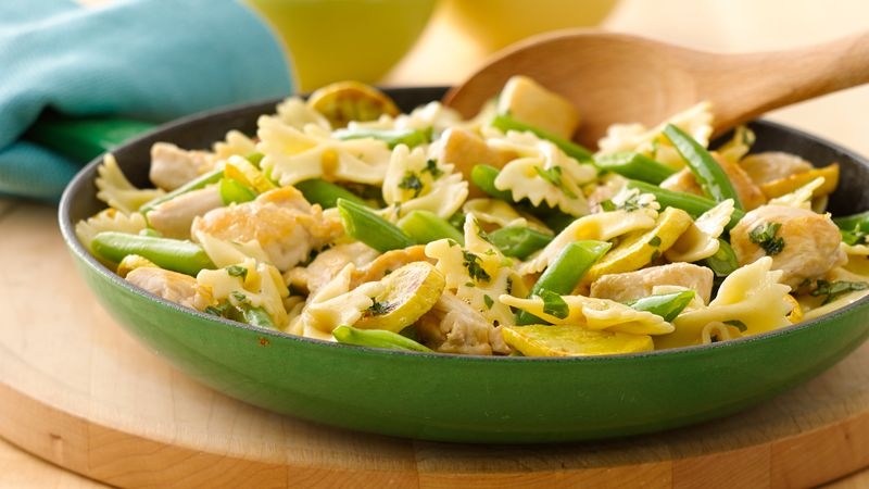 Chicken and Vegetable Pasta Skillet 