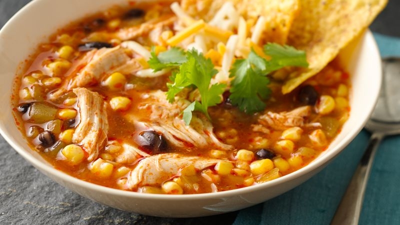 Slow-Cooker Chicken Enchilada Soup