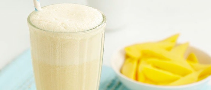 Lactose Free Mango Flavored Soymilk Lassi