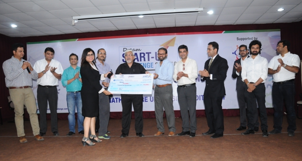 Start up conceptualised Toilet Sanitizer become young Indians Dream Startup Challenge Winner