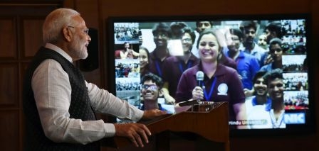 Modi connects with youth again and gives a new mantra of IPPP