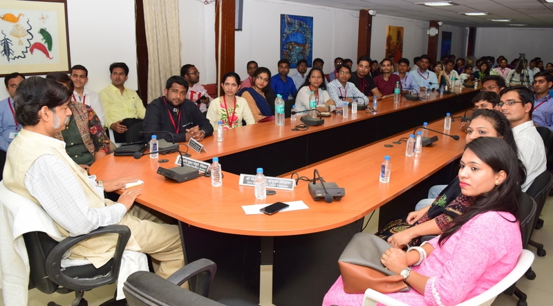 Manav Sangrahalaya celebrate the Ambedkar's Jayanti with young civil servants