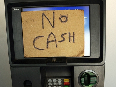 ATM’s saying “NO” to money in many states.