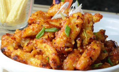 Roasted Baby Corn Fry