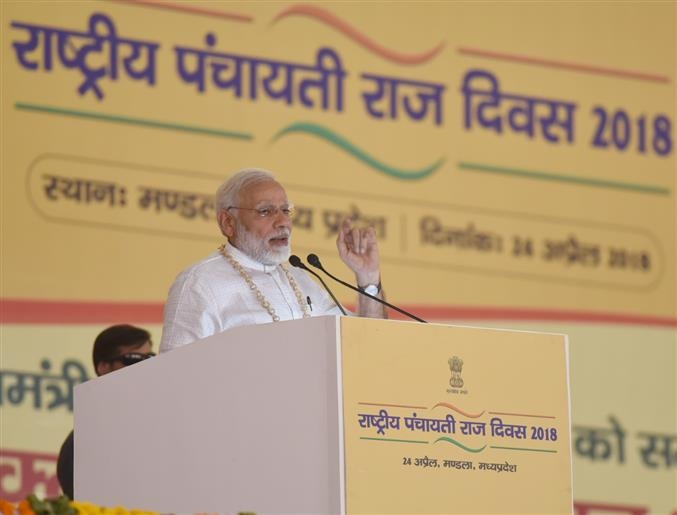 PM unveils road map for overall development of tribals 