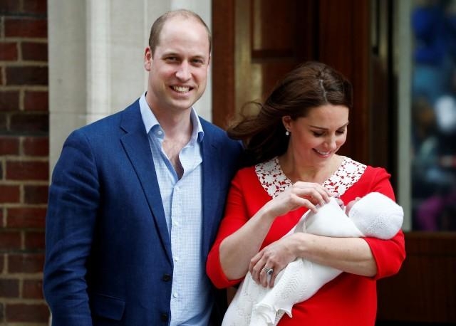 Duke and Duchess of Cambridge name their son Louis Arthur Charles.