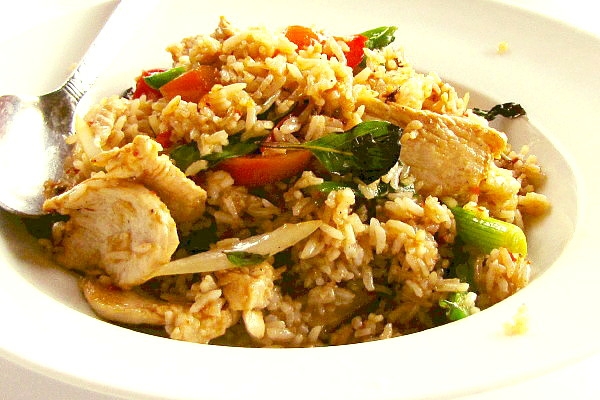 Spicy Chicken Fried Rice