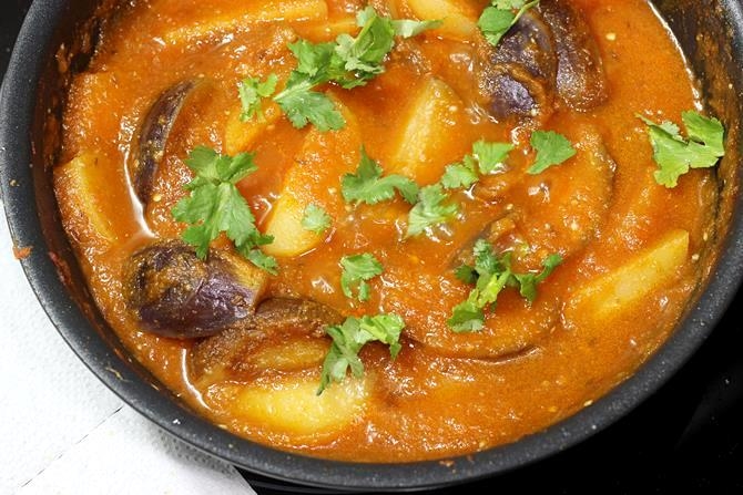 Masala Aloo Baingan