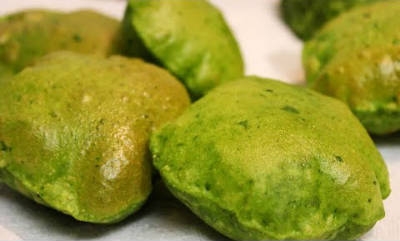 Palak Aloo Poori
