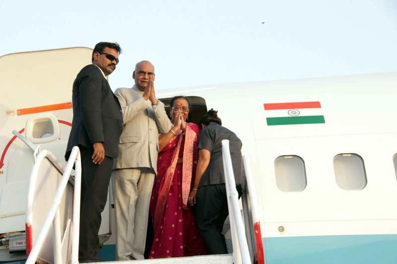 President Kovind left for Delhi after 2 day visit of M.P.