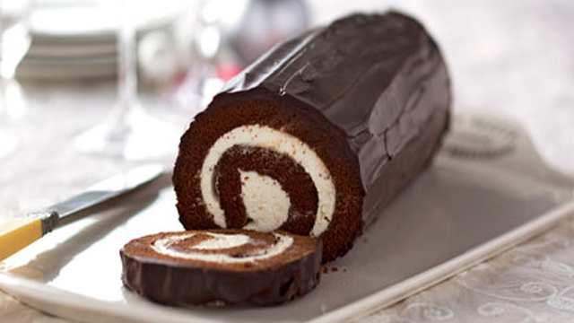 Chocolate Ice Cream Roll
