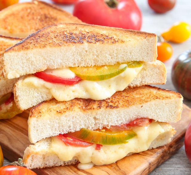 Grilled Cheesy Tomato Sandwich