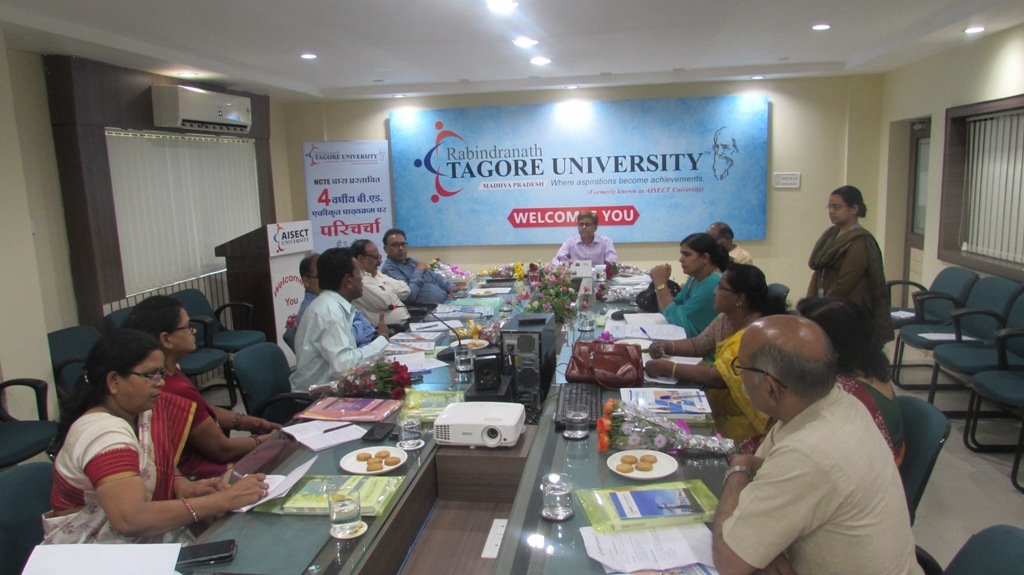 Panel Discussion held at Rabindranath Tagore University on Four Year Integrated B.Ed Courses, Introduced by NCTE