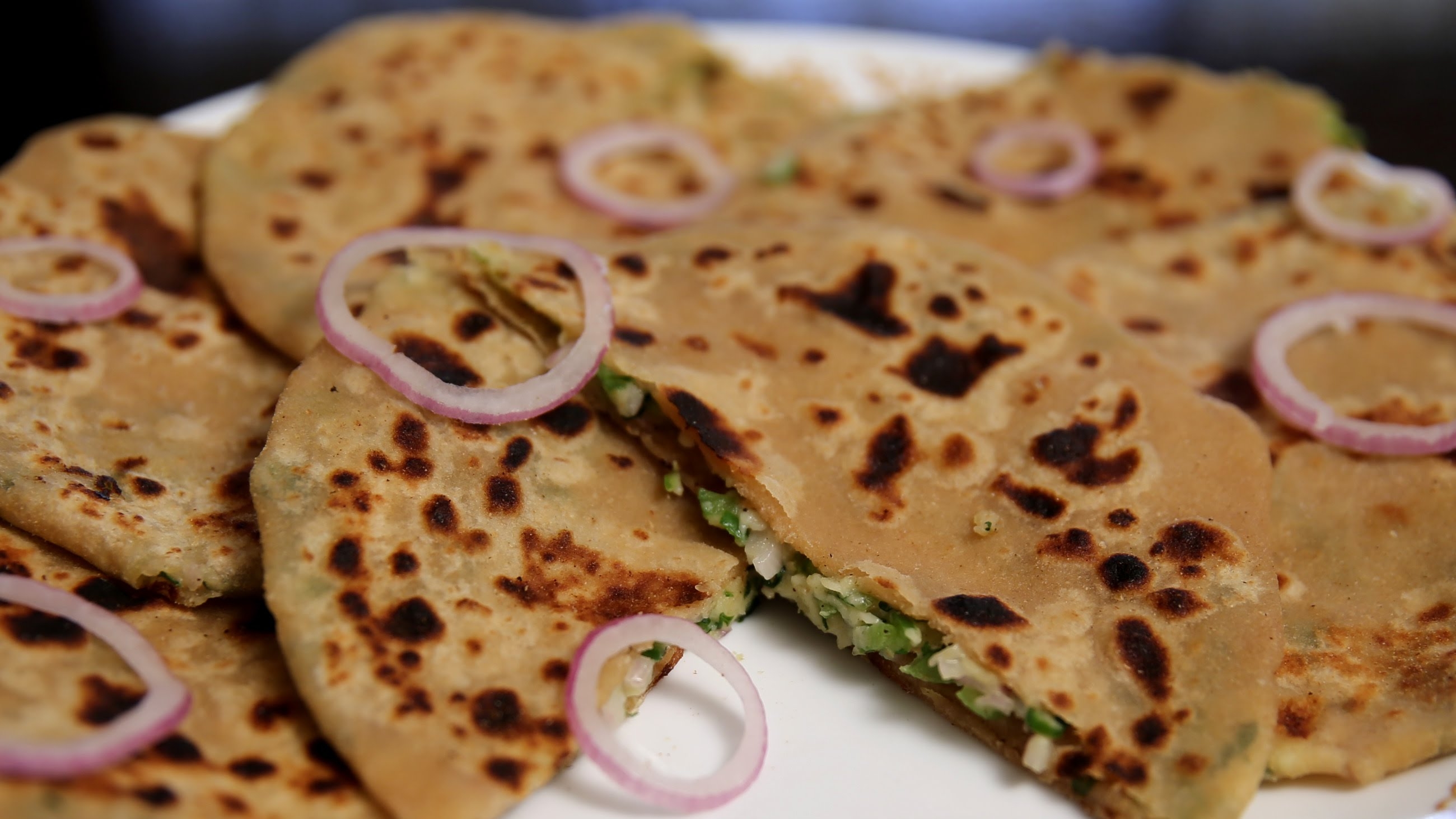 Broccoli Cheese Stuff Paratha