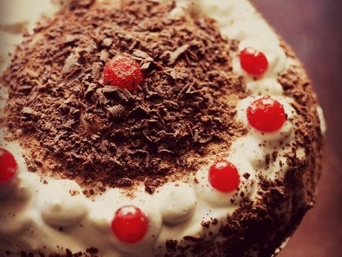 Eggless Black Forest Cake