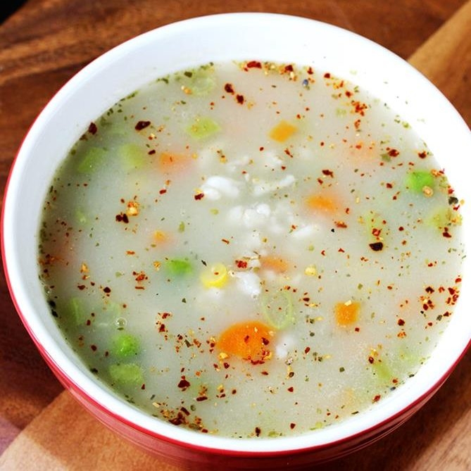 Vegetable Oats Soup