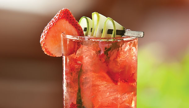 Kiwi Cucumber Strawberry Drink