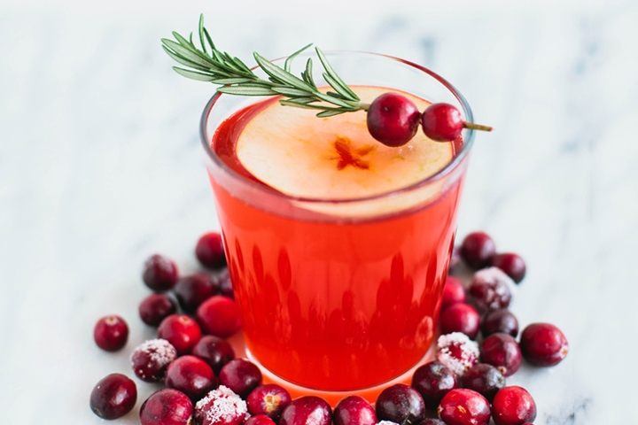 Cran-Apple Cider Mocktail