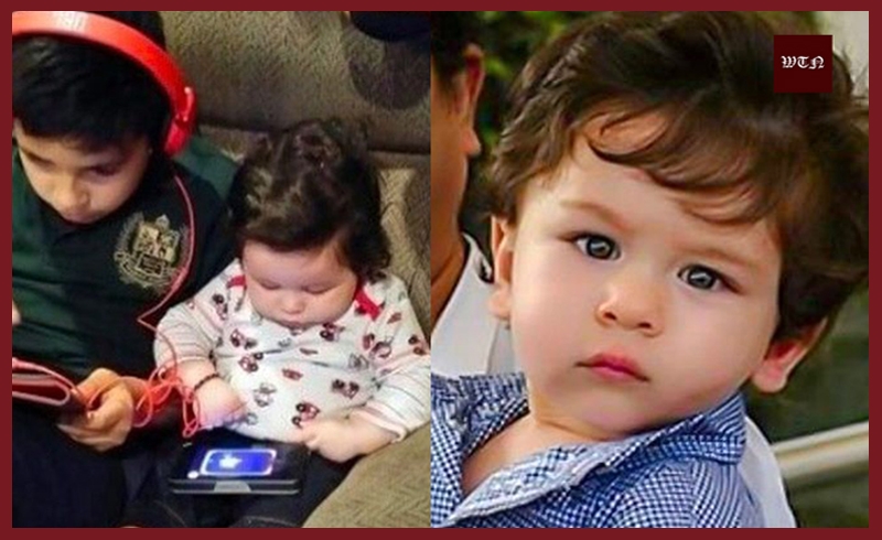 Taimur has become fond of gadgets at babyhood 