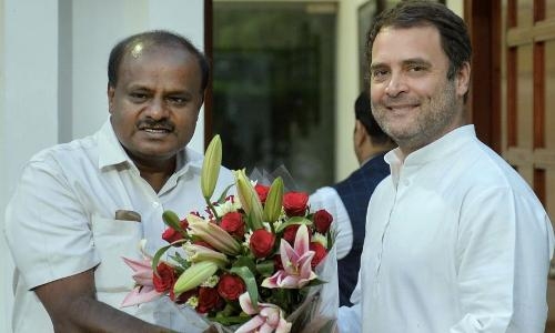 Kumaraswamy is in ‘under pressure’ of Congress.
