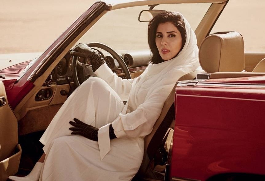 Vogue Arabia features Saudi princess in the driver's seat